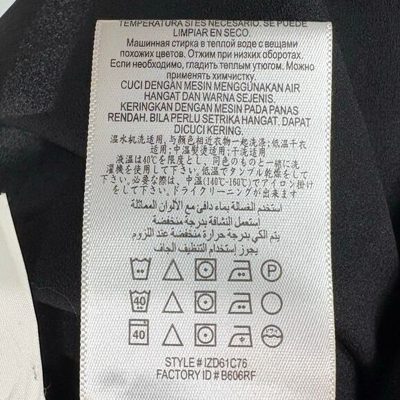 BCBG MaxAzria Womens Madalyn Mini Dress Polyester Rayon Stretch Black Size 2 - Picture 8 of 13